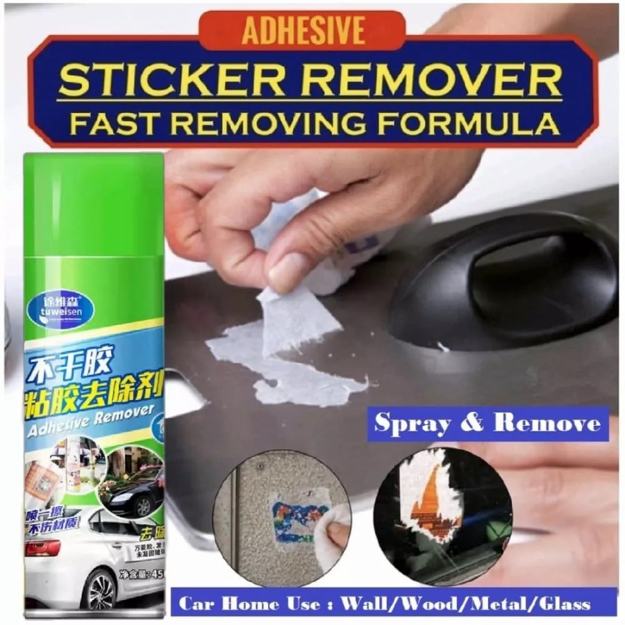 SPRAY PEMBERSIH BEKAS STIKER LEM STICKER REMOVER NODA ASPAL SERBAGUNA