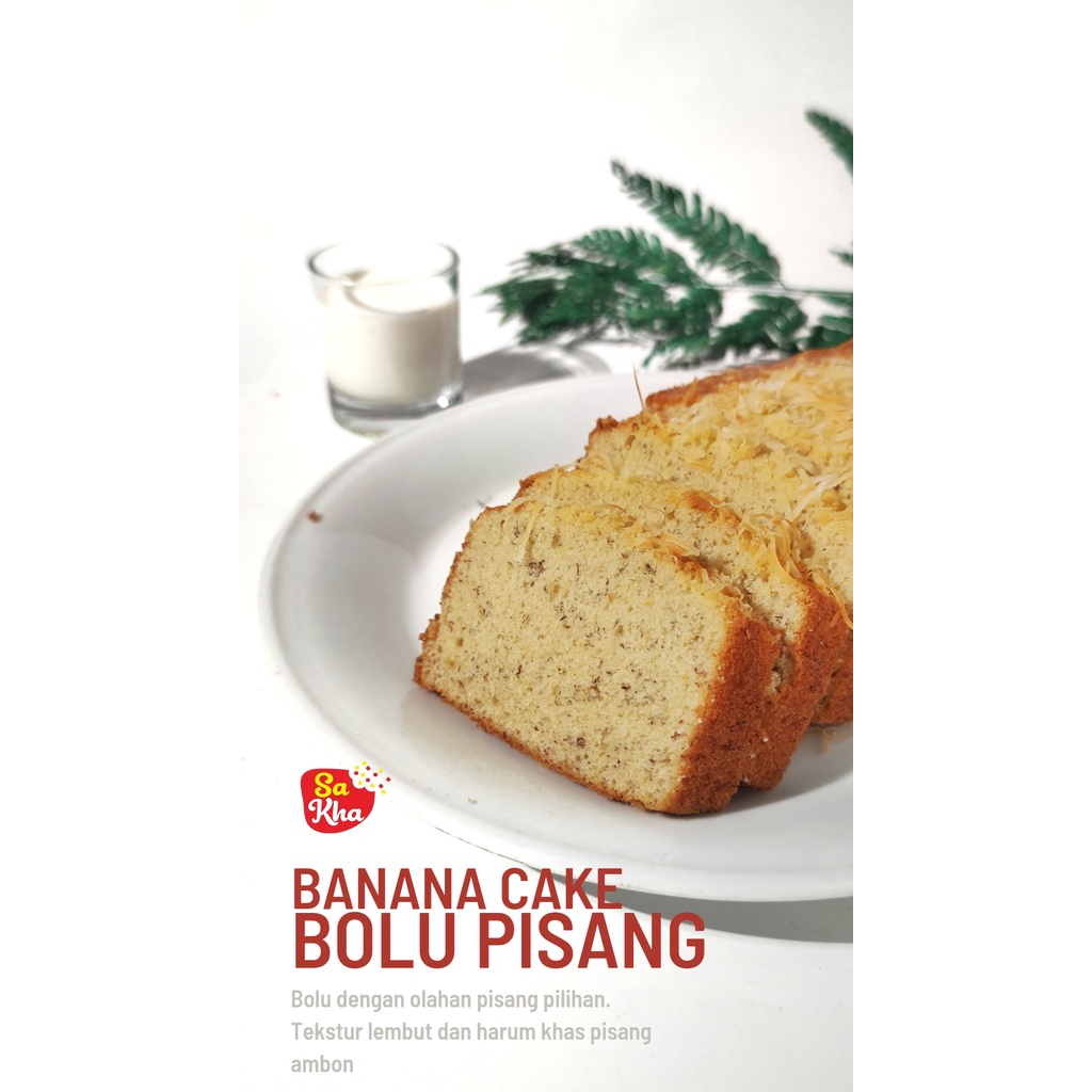 

BANANA CAKE BOLU PISANG BY SAKHA CAKE COOKIES