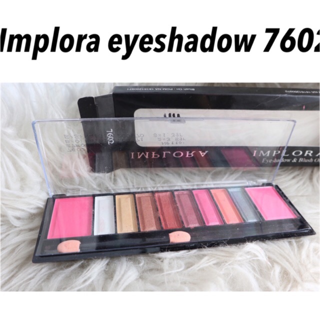 [ 7669D ] implora eyeshadow 12 colour palette - palette eyshadow implora panjang 12 color