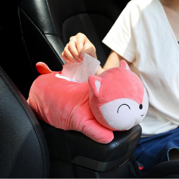 LITTLE MONKEY Monyet Kotak Tempat Sarung Tisu Gantung Belakang Jok Mobil Arm Rest Tissue Holder