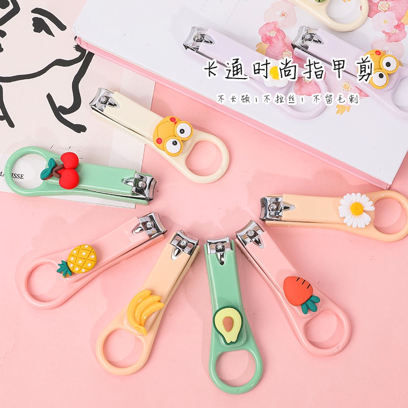 GUNTING KUKU MINI WARNA PASTEL LUCU NAIL CLIPPER