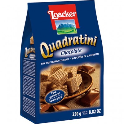 

LOACKER Quadratini Chocolate - 250 gr