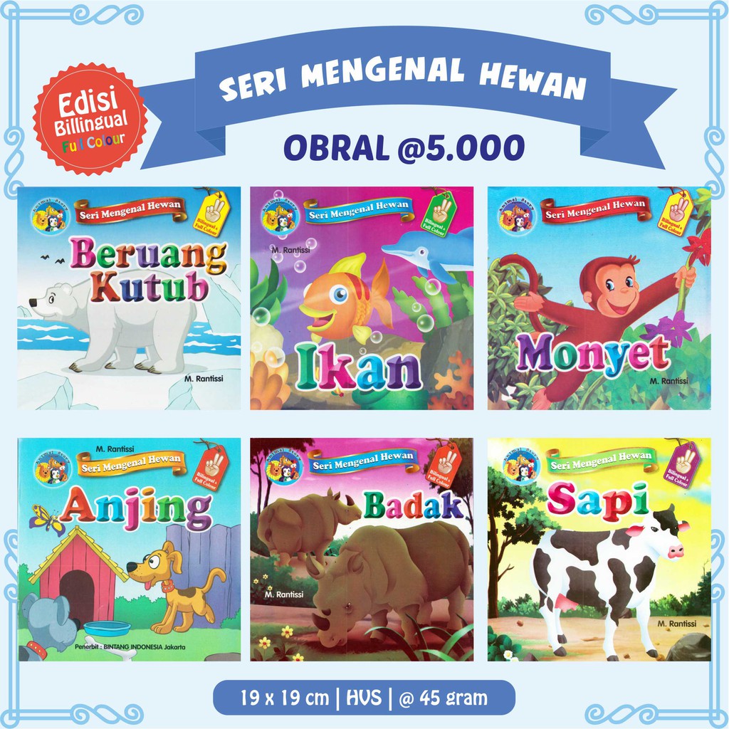 Jual Buku Cerita Anak Bergambar / Seri Mengenal Hewan : Baeruang Kutub