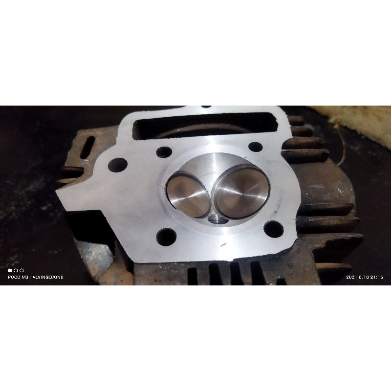 cylinder head silinder kop  win astrea grand cseries custom klep sonic sudut sonic tinggal psang