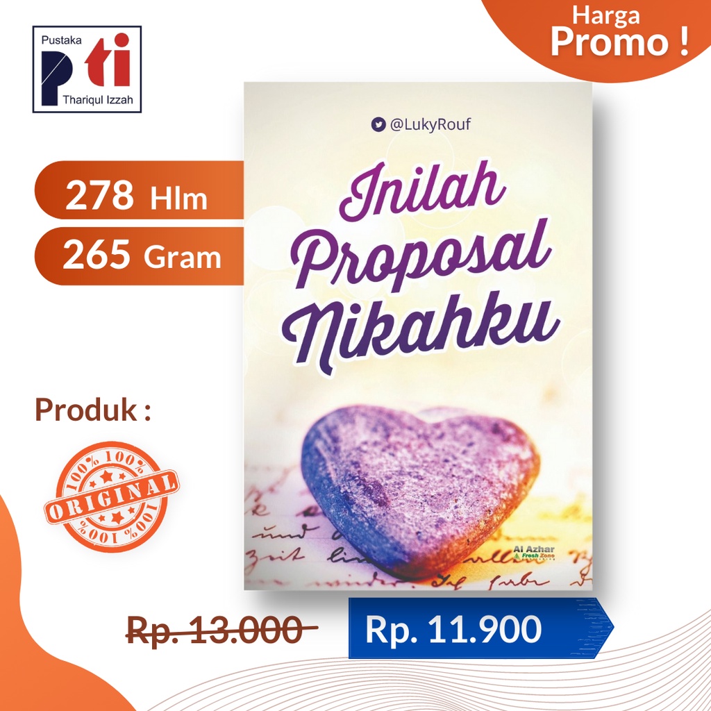 BUKU Inilah Proposal Nikahku