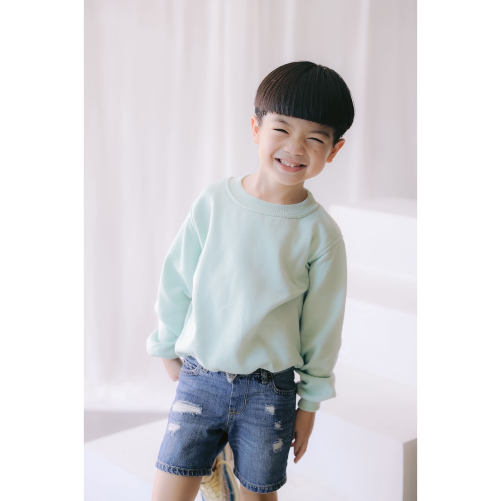 HOODIE GOODIE Kids Sweater Mint