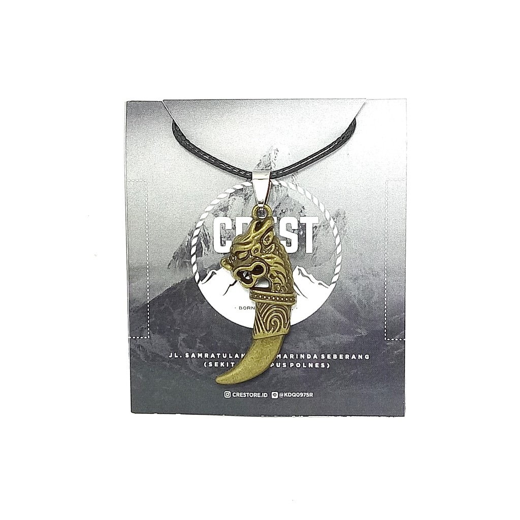 Kalung pria / Kalung taring / kalung naga