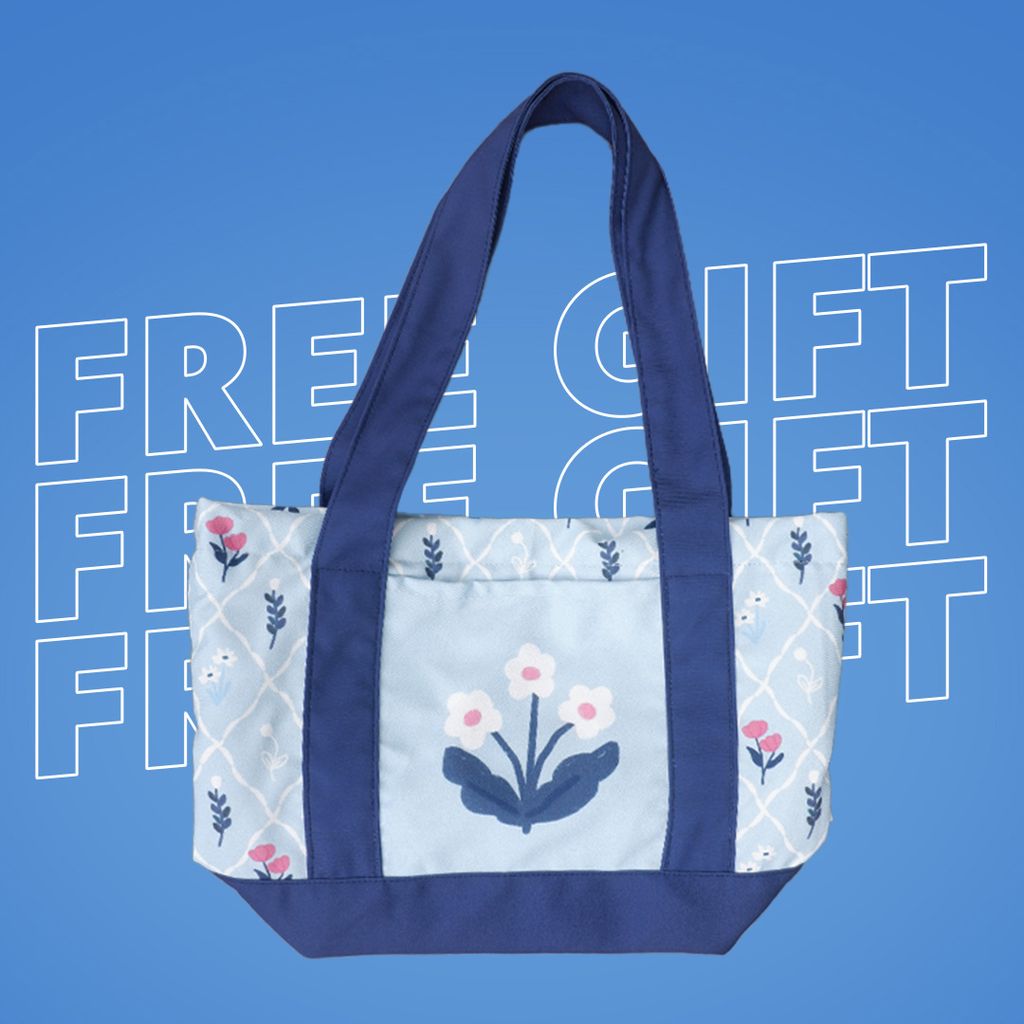 [GIFT] NIVEA x Kelly's Co SUPERBLOOM Tote Bag - Blue