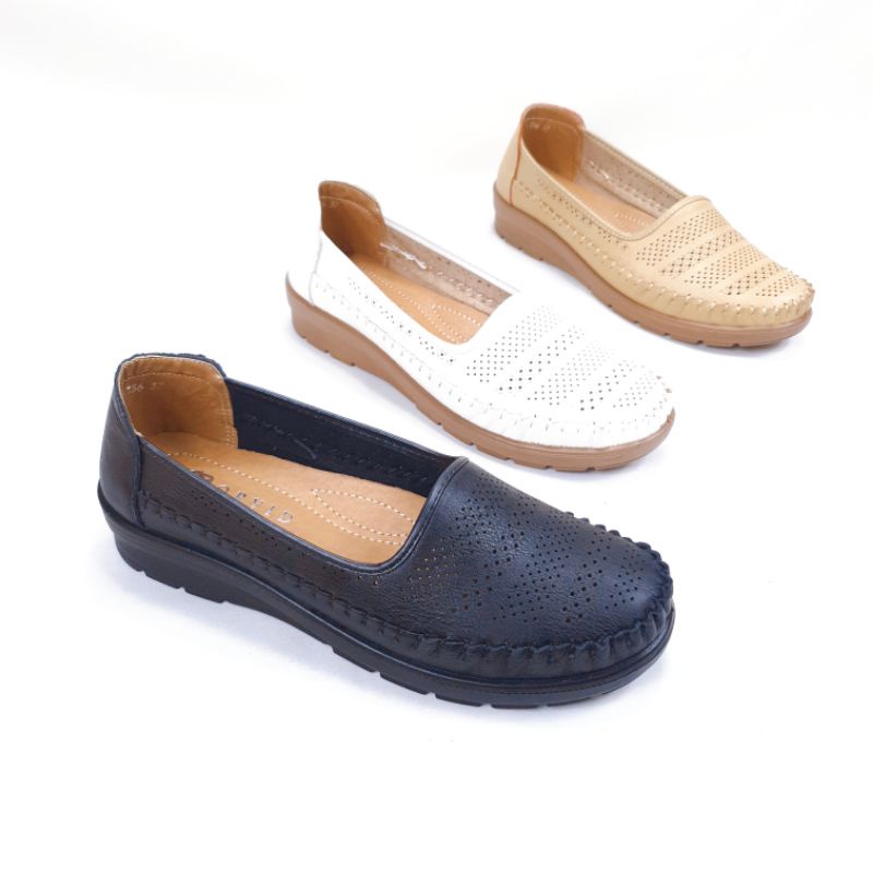 Norvid Sepatu Wanita Impor Flat Shoes SlipOn N26156