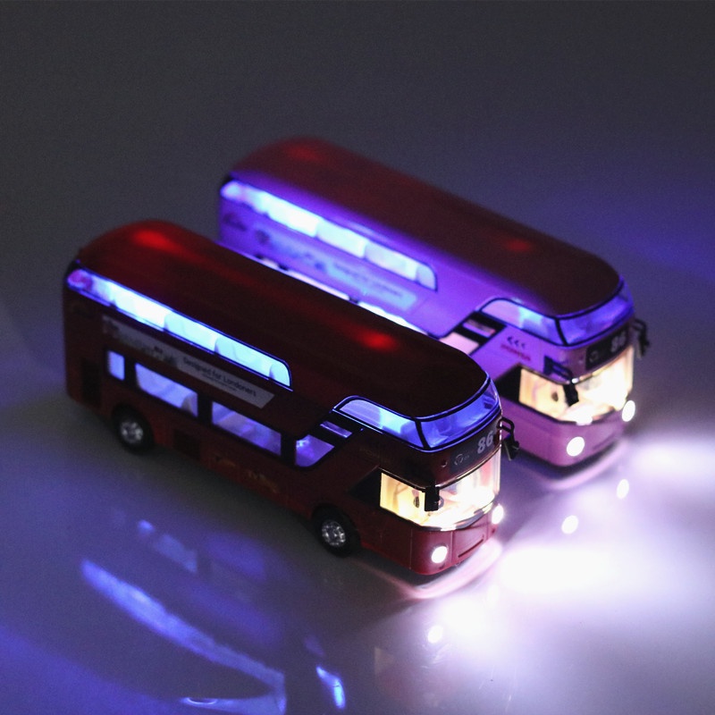 London Double Decker Bus/BUs Miniatur/Mainan Bus
