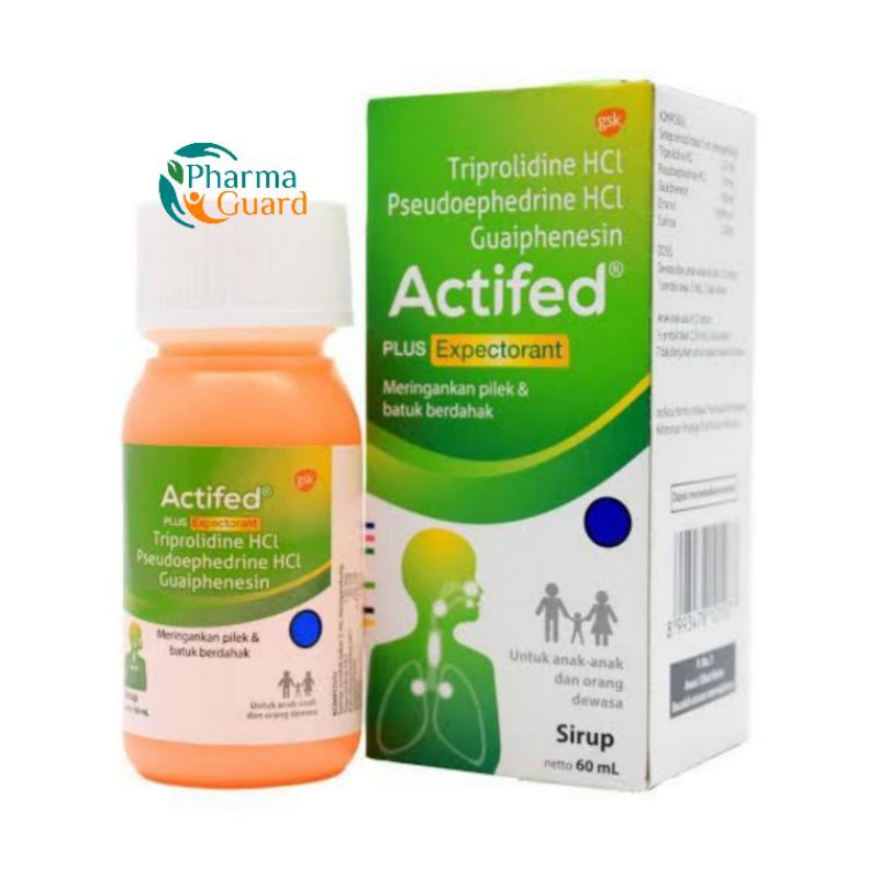 Actifed Plus Expectorant | obat batuk berdahak