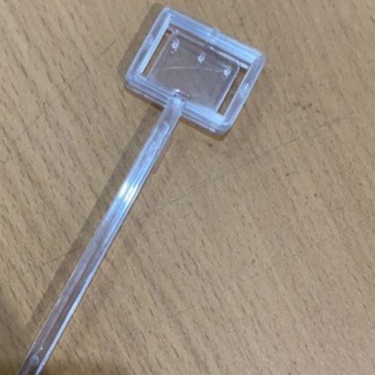 

♗ Stick card kotak transparent 1 PACK isi 100 pcs ✪