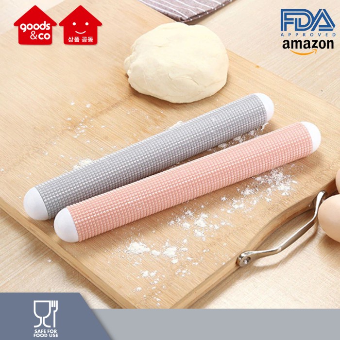 

KUE-PENGHIAS-ALAT- ROLLING PIN JEPANG / PENGGILAS ADONAN PENGGILING ADONAN FONDANT IMPORT - MERAH