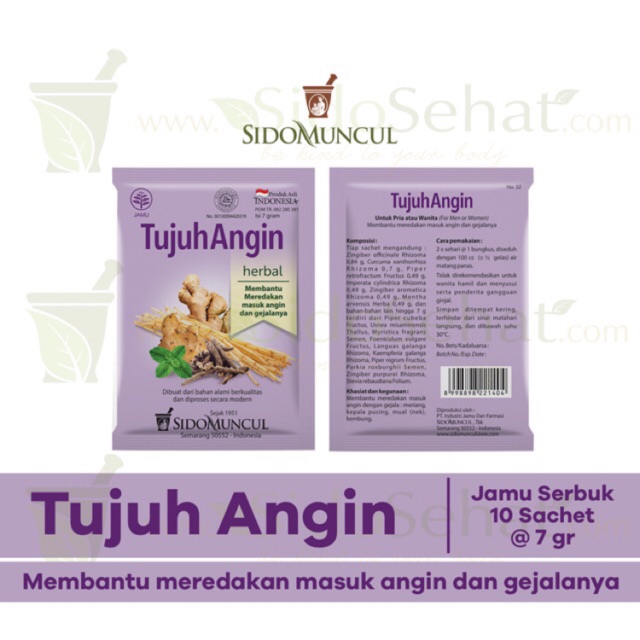 

Jamu Tujuh Angin SidoMuncul