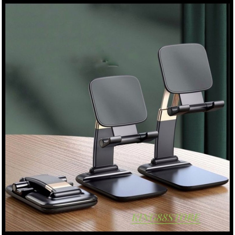 F5 STAND HOLDER MEJA FOLDING UNIVERSAL MULTIFUNGSI PHONE TABLET