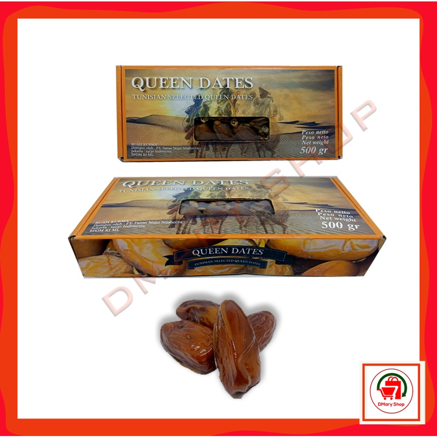 

Kurma Queen Dates Tunisian Selected Queen Dates 500Gram