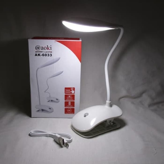 Lampu Belajar Touch Dimmer Smart AK-6033 AOKI/Desk Lamp Sentuh Pintar