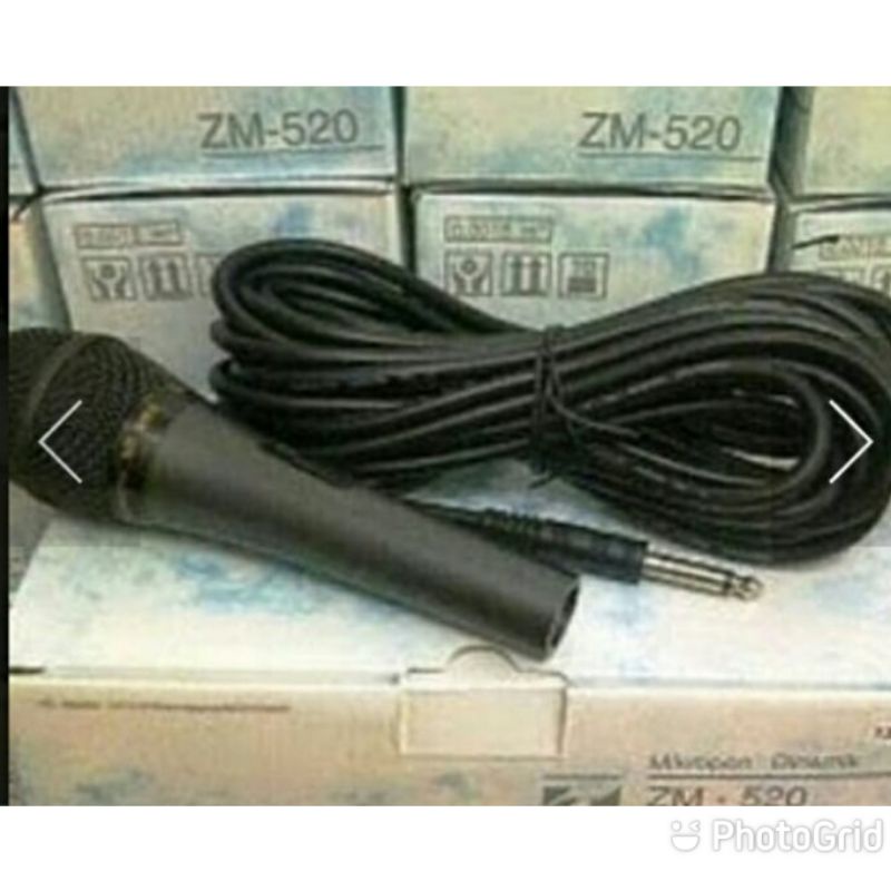 Mic Toa ZM 520 Mic Toa ZM 520 dynamic microphone Toa microphone kabel Mic speaker Mic adzan Mic Toa