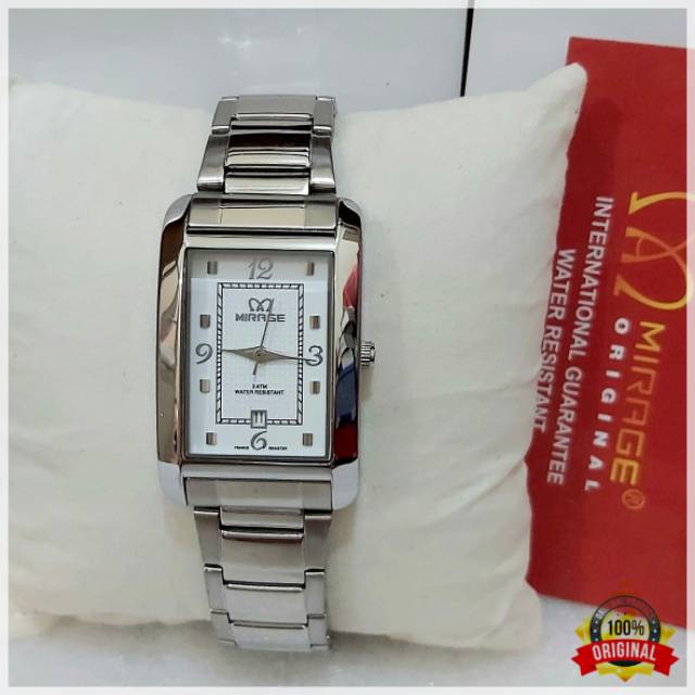 Jam Tangan Wanita Mirage MA 8018 Jam Tangan Wanita Mirage Original Silver