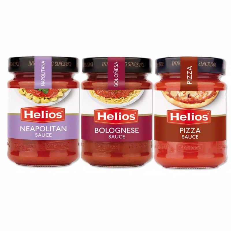 Helios Sauce Neapolitan/Pizza/Bolognese 300g/Helios Saus 300g