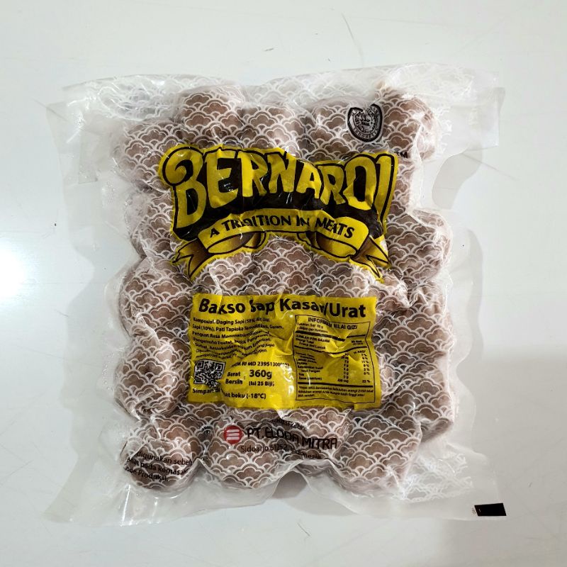 Bernardi Bakso Sapi Kasar / Urat 360g