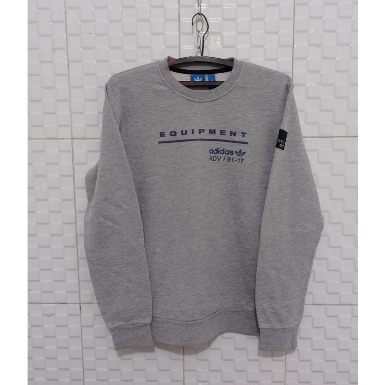 Adidas Equipment Big Logo Crewneck Size M