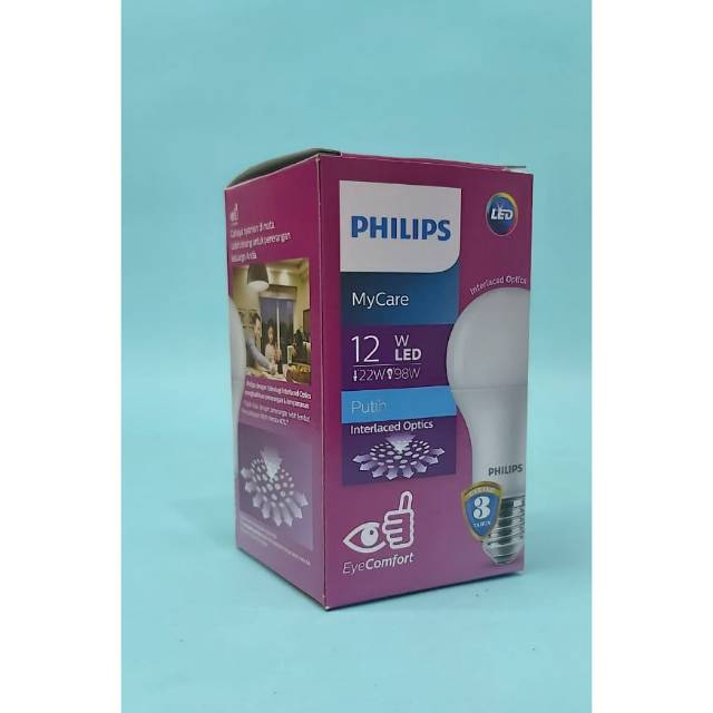 Philips LED 12w E27 A60 Putih 6000K