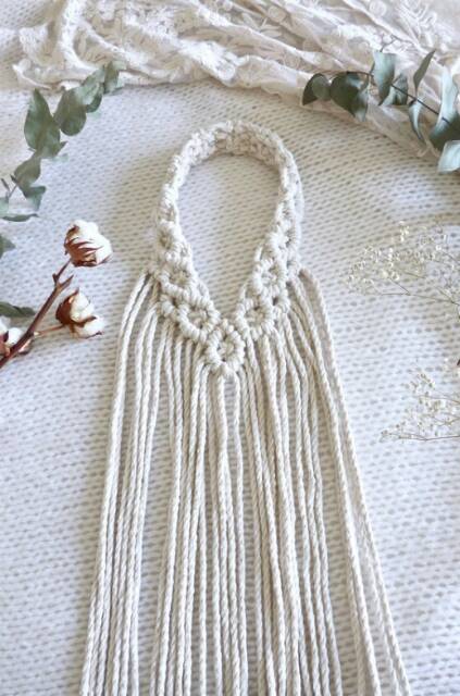 READY STOK) macrame wedding veil / macrame wall hanging