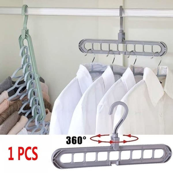 Magic Hanger Gantungan Baju Organizer 9 in 1 Serbaguna/Gantungan Baju Ajaib / Gantungan Baju 9 in 1