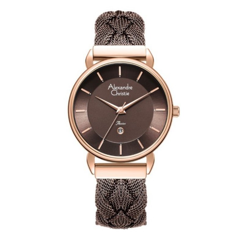 Jam Tangan Wanita Alexandre Christie AC 2857 Original garansi 1 Tahun