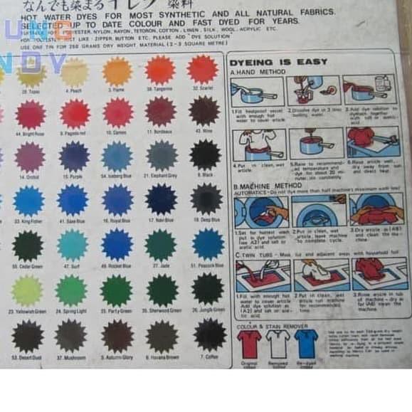 

FG3✸ IRETSU Bubuk Pewarna Tekstil Recommended