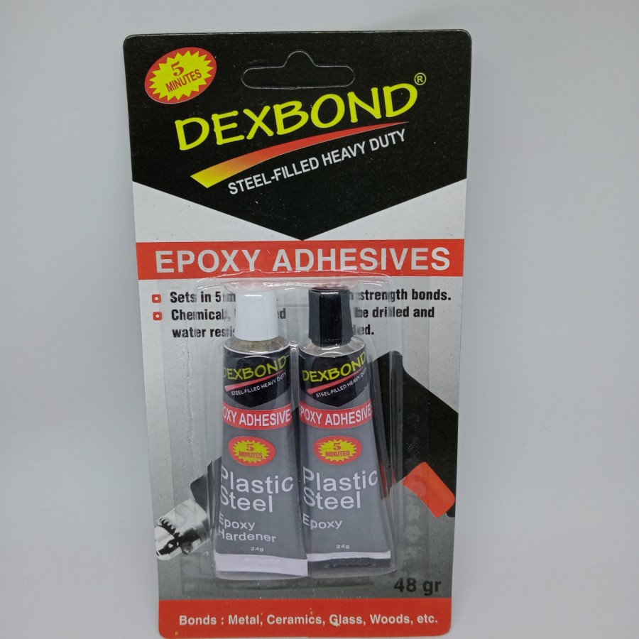 Dexbond Lem Besi Epoxy Plastic Steel 5 menit