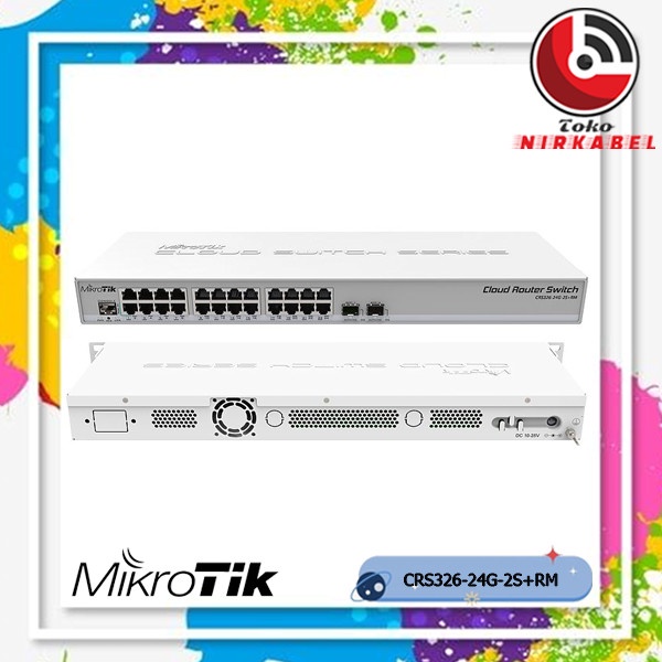 MikroTik CRS326-24G-2S+RM | CRS326 24G 2S+ RM | CRS 326 24G 2S+ RM