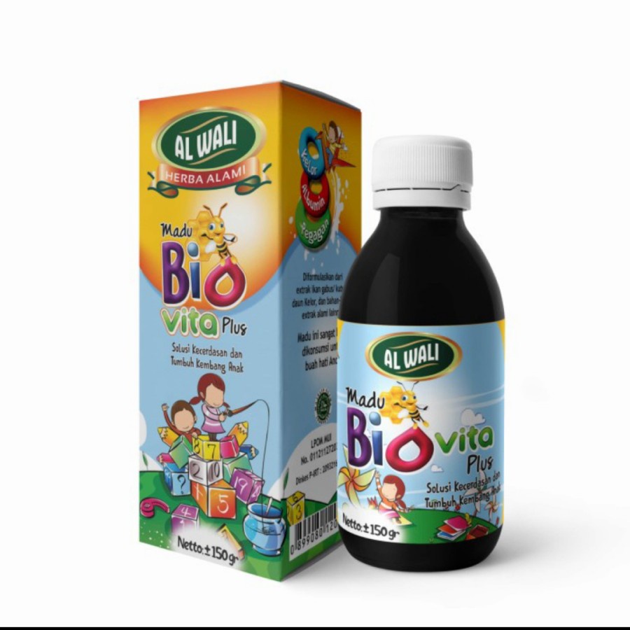 MADU BIO VITA PLUS 150 GRAM - KECERDASAN TUMBUH KEMBANG ANAK