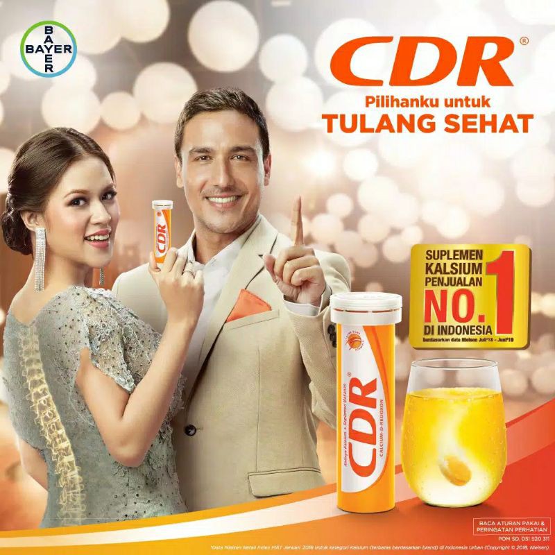 [TERMURAH!!] CDR Vitamin Kalsium D Redoxon Rasa Jeruk isi 15 Tab / 30 Tab / 45 Tab / 60 Tab