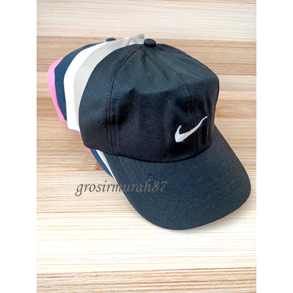 topi baseball murah termurah ring besi distro bahan twill bordir logo ready stok