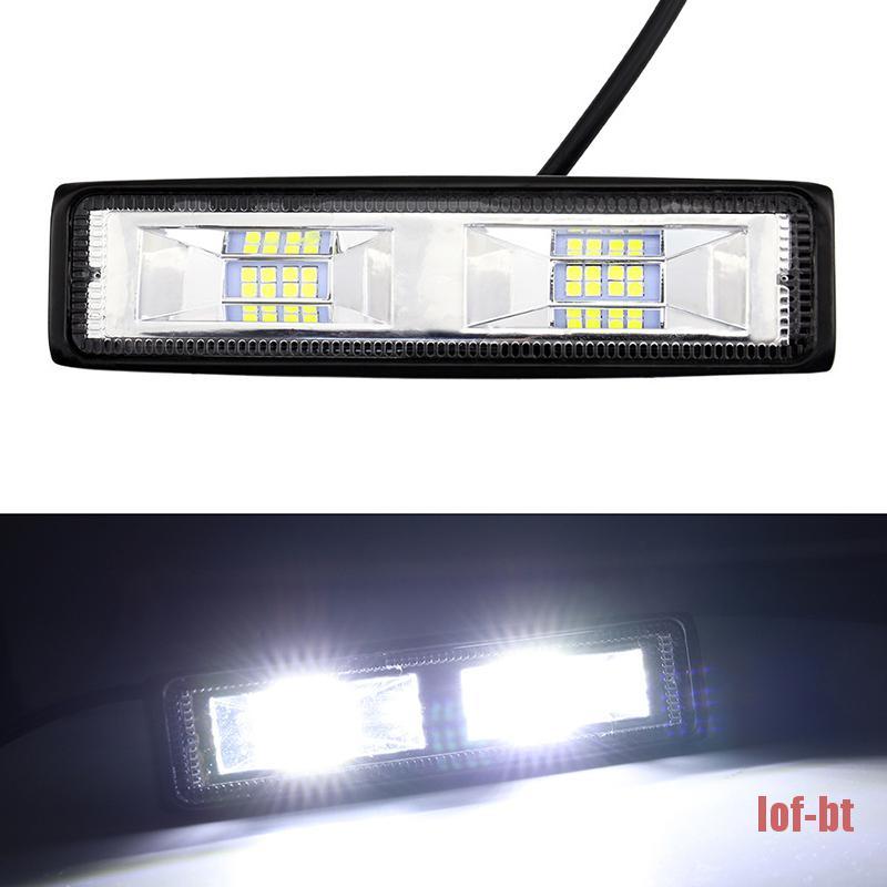 [lof-auto] 16LED Work Light Bar 48W 6000K Waterproof Car Spot Beam Fog Driving Lamp