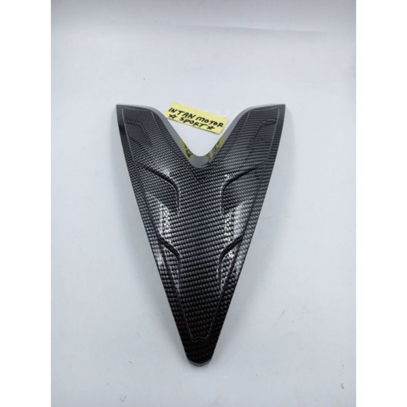 COVER TUTUP BAGIAN DEPAN DADA V YAMAHA AEROX 155 MERK NEMO CARBON