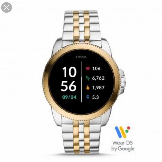 Fossil gen 5 smart watch ftw4051 stainless gold silver original Star Seller Termurah