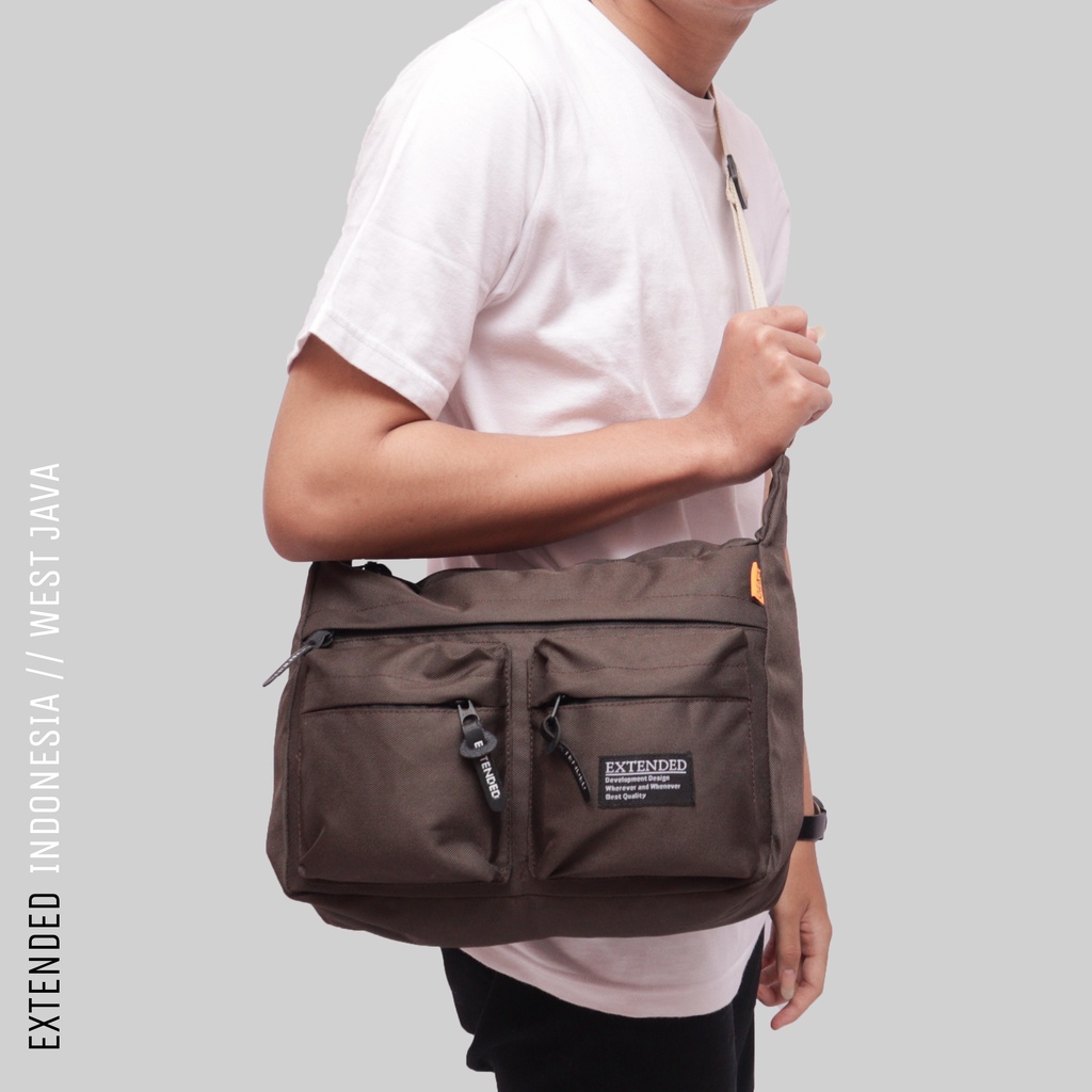 Tas Selempang Pria Premium Slingbag Pouch Pria Extended Arrow