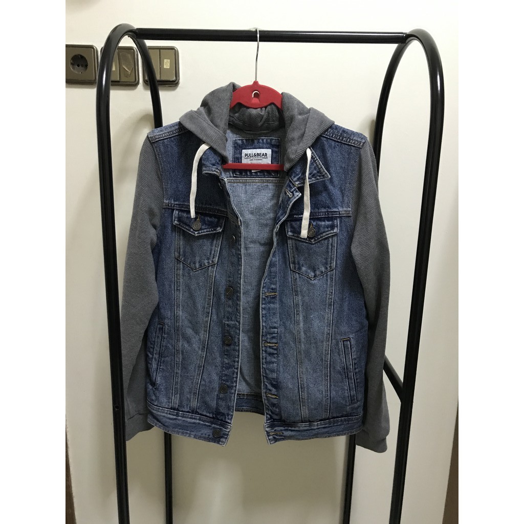 jaket denim pull and bear