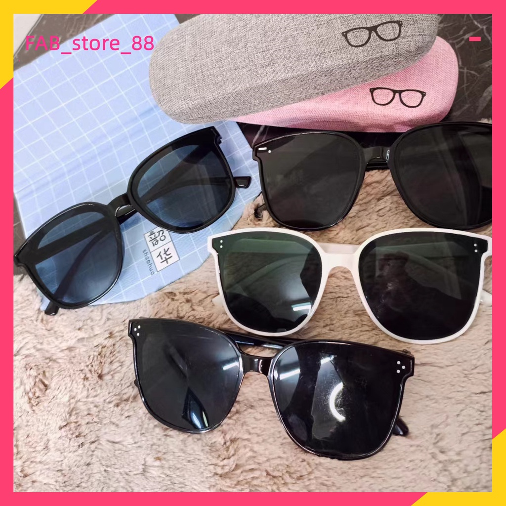 FAB Kacamata  Hitam Korean Fashion kacamata Wanita Pria unisex Sunglassess