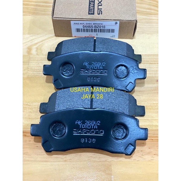 KAMPAS REM DEPAN BRAKE PAD AKEBONO IMPORT AVANZA XENIA RUSH APV