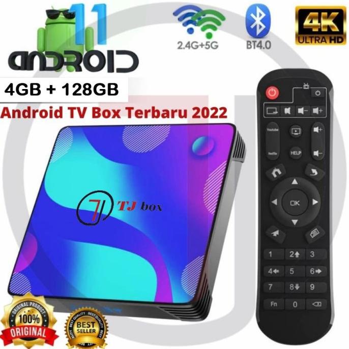 Android Tv Box X88 Pro 10 RK3318 RAM 4GB ROM 128GB Android 11 ORIGINAL Termurah