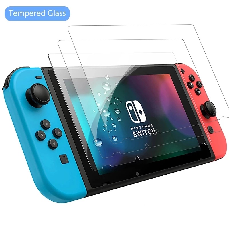 Kompatibel Dengan Nintendo Switch Pelindung Nintendo Switch Layar Tempered Glass 9H Hardness Film Protector HD Clear