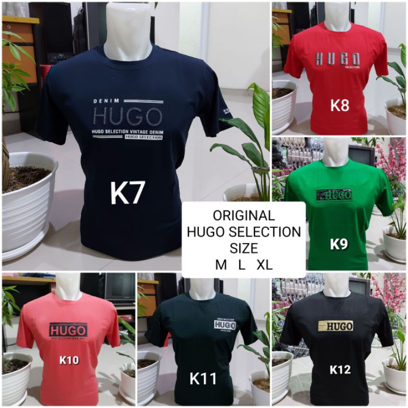  Kaos  Hugo Sport  Oblong  Original Size M L XL Kaos  Hugo 