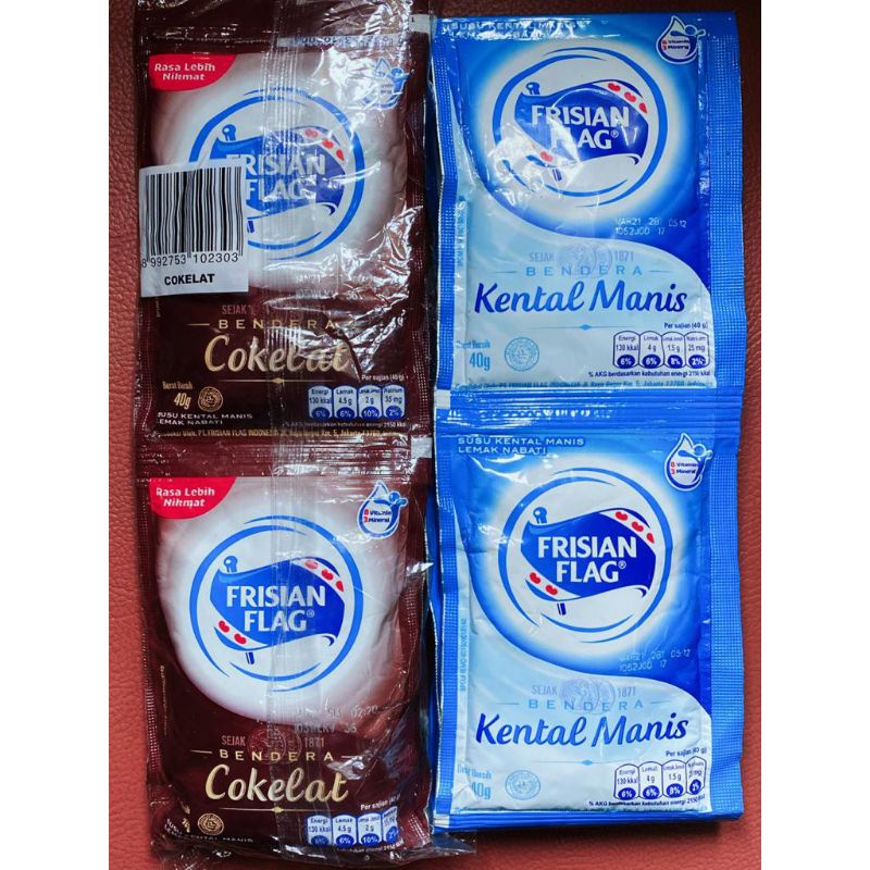 Frisian Flag Kental Manis putih Sachet ( isi 6pcs) MURAH