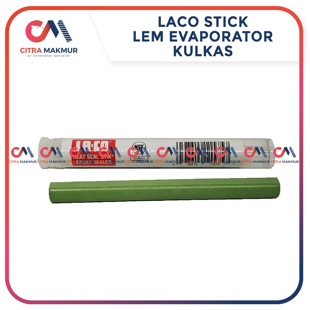 LACO STick epoxy sealer evaporator kulkas lem stik heat seal hijau tambal evap bocor