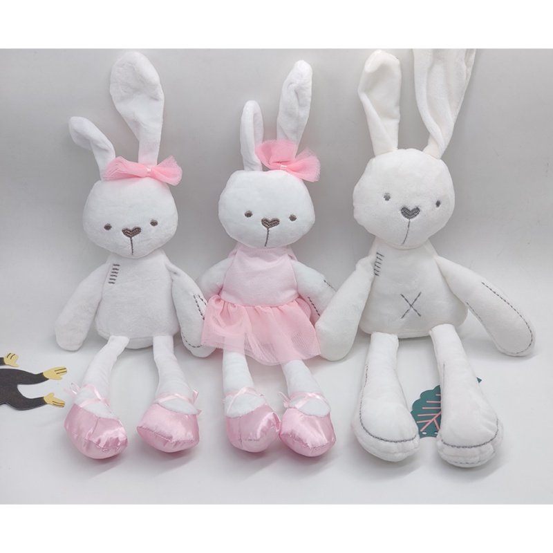 Baby Soft Brinquedos Plush Rabbit Bunny &amp; Bear Sleeping Mate Stuffed &amp; Plush Animals Toys