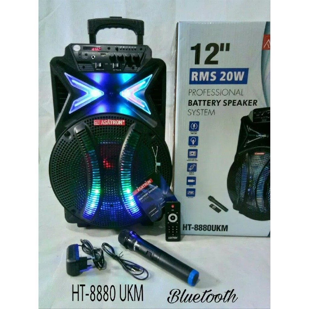 ASATRON portable speaker meeting 12 inch